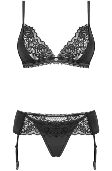 Obsessive Maderris 3-pcs Set - Sexy lingerie 3