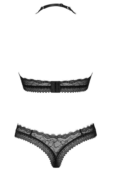 Obsessive Medilla 2-pcs Set Black - Bra & Bra Set 4
