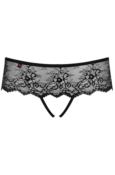 Obsessive Merossa Crotchless Panties Black - Crotchless panties 4