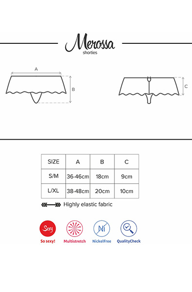 Obsessive Merossa Crotchless Panties Black - Crotchless panties 6