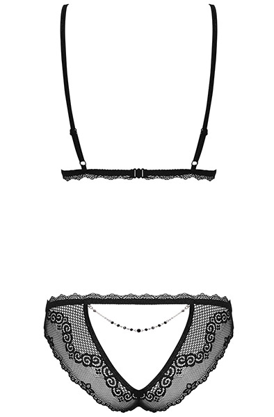 Obsessive Millagro 2-pcs Set Black - Sexy lingerie 4