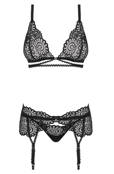 Obsessive Mixty 3-pcs Set - Sexy lingerie 3