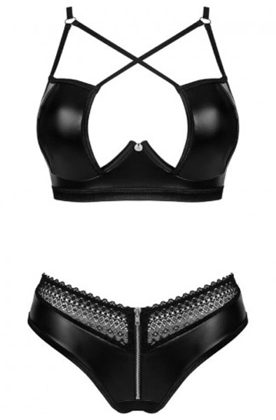 Obsessive Norides 2-pcs Set Black - Bra & Bra Set 5