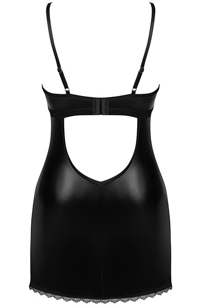Obsessive Norides Chemise & Thong Black - Sexy lingerie 4