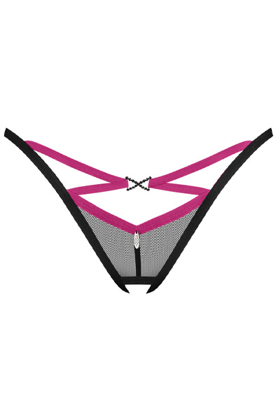 Obsessive Novenes Crotchless Thong - Thong 3