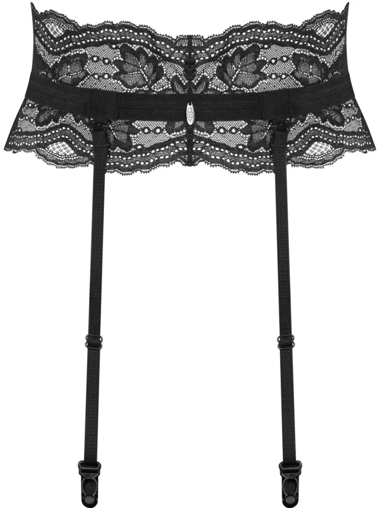 Obsessive Nutris Garter Belt Black - Garter belt holder 2