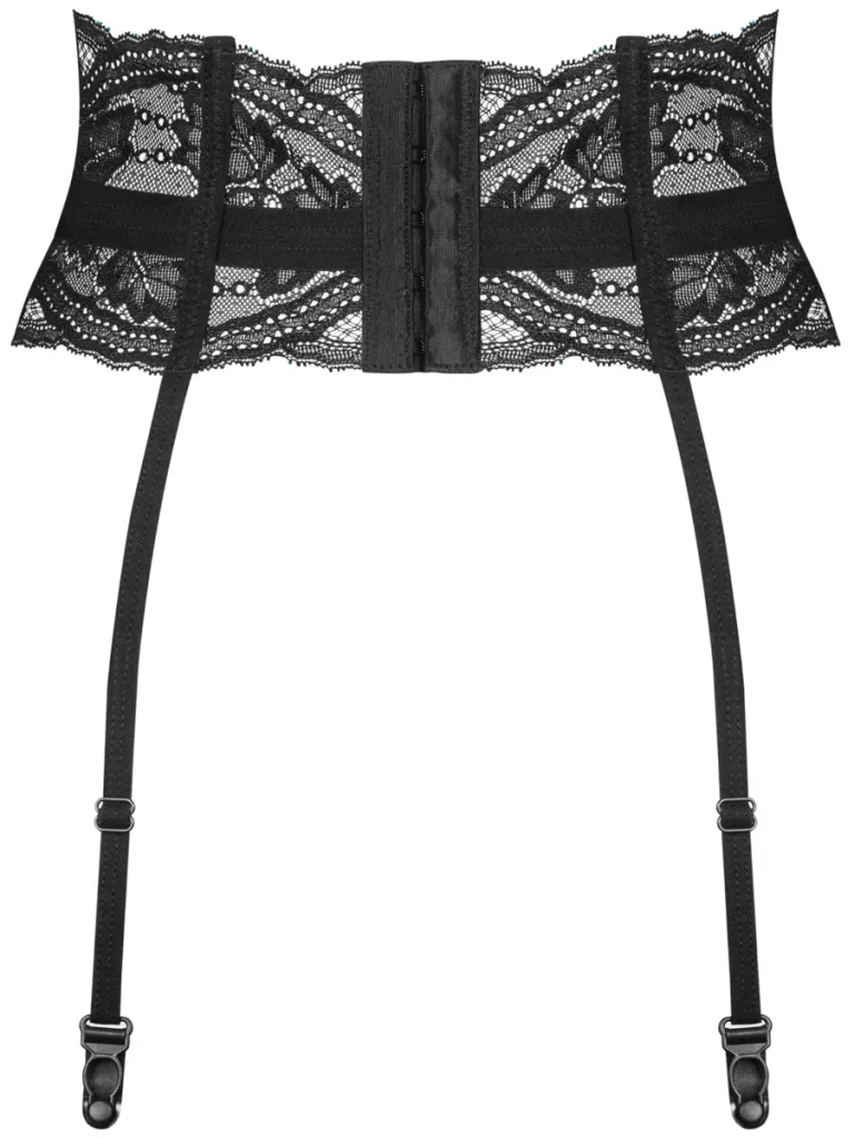 Obsessive Nutris Garter Belt Black - Garter belt holder 3