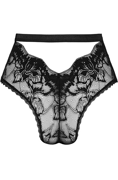 Obsessive Olvidia Panties Schwarz - Spitzenhöschen 4