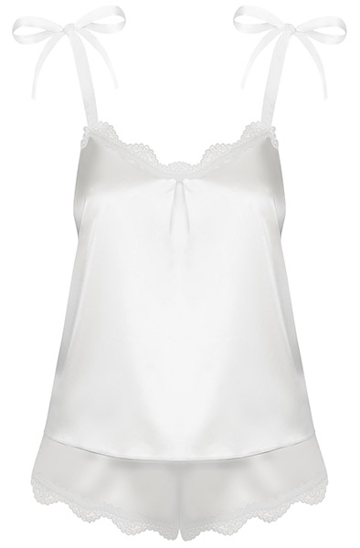 Obsessive Prima Neve Top & Panty Weiß - Sexy Dessous 3