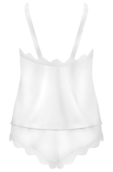 Obsessive Prima Neve Top & Panty Weiß - Sexy Dessous 4