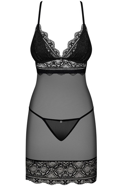 Obsessive Renelia Negligé & String - Sexy Dessous 3