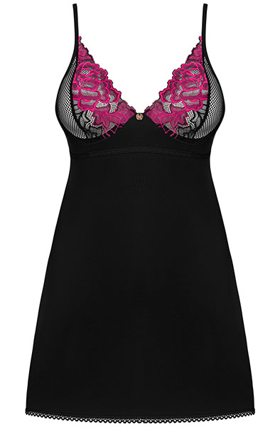 Obsessive Rosenty Negligé & String - Sexy Dessous 3