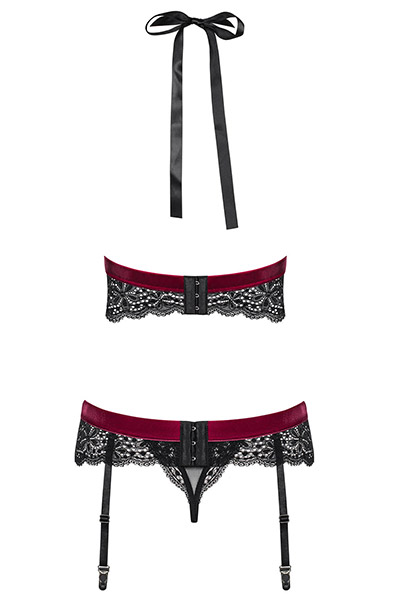 Obsessive Rossita Set 3-pcs - Sexy lingerie 4