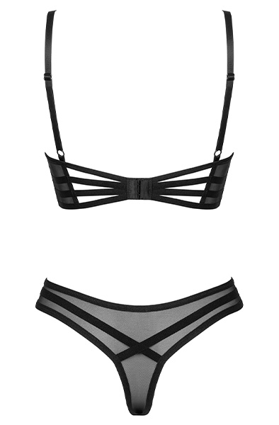 Obsessive Roxelia 2-teiliges Set Schwarz - BH & BH-Set 4