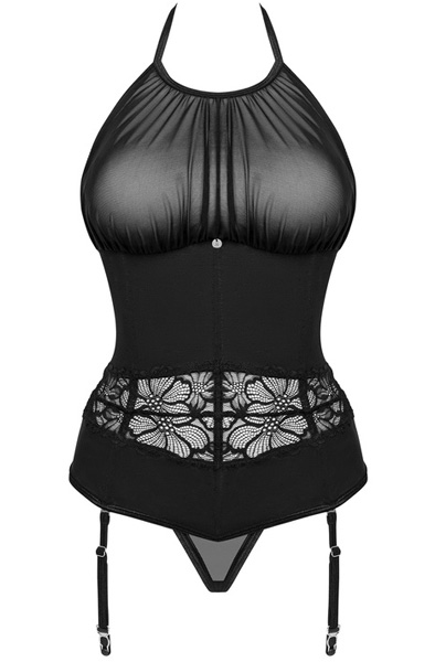 Obsessive Serafia Corset Black - Corset 3