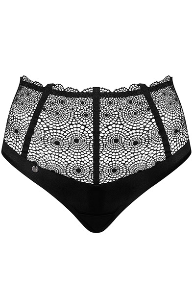 Obsessive Sharlotte Panties Schwarz - Spitzenhöschen 3