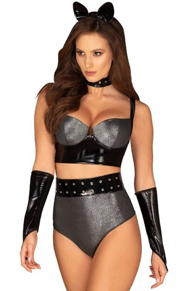 Obsessive Silveria Set - Sexy Dessous 1