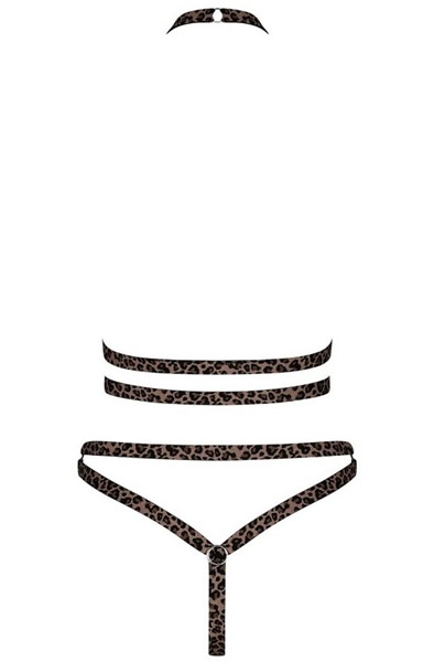 Obsessive Tigrita 2-pcs Set Brown - Sexy lingerie 4