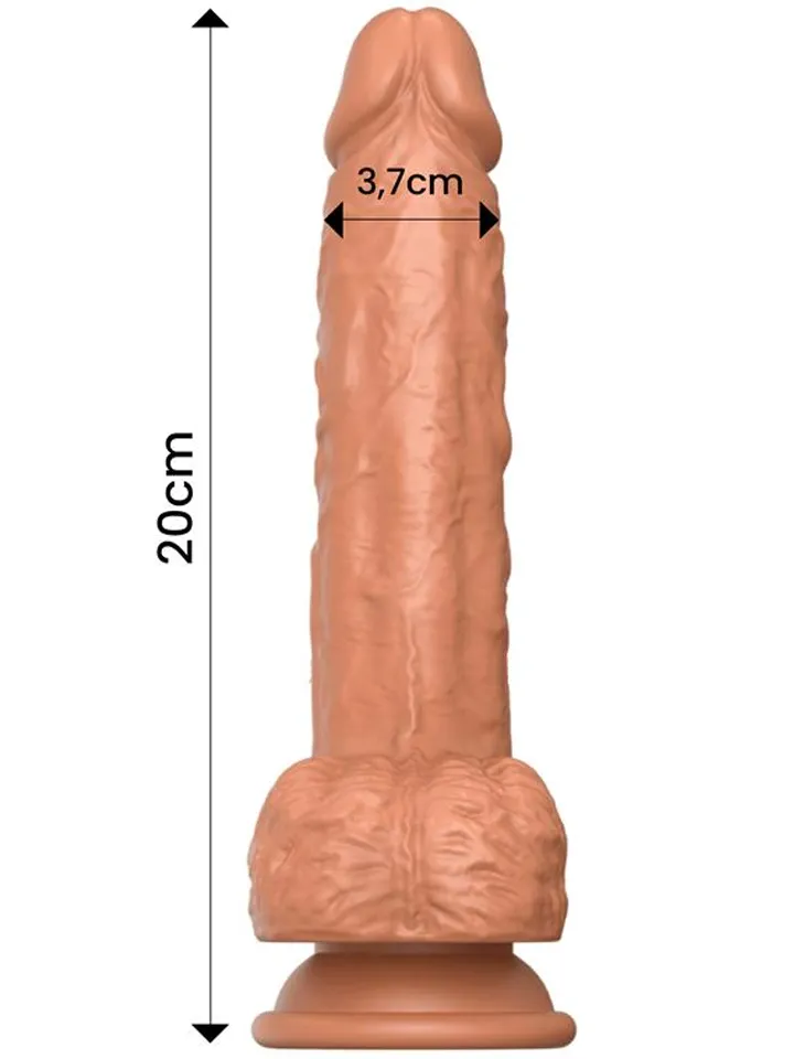 Octavius Dildo With Thrusting, Waving & Vibrating 20 cm - Vibrating dildo 3