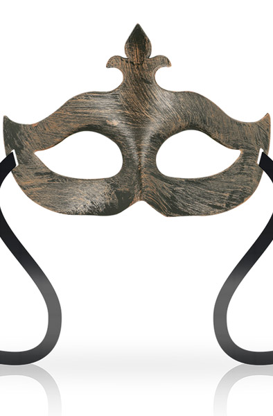 Ohmama Masks Fleur De Lis Eyemask Copper - Maske 1