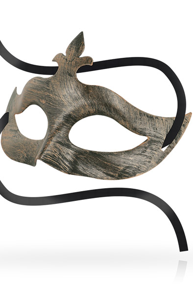 Ohmama Masks Fleur De Lis Eyemask Copper - Maske 2