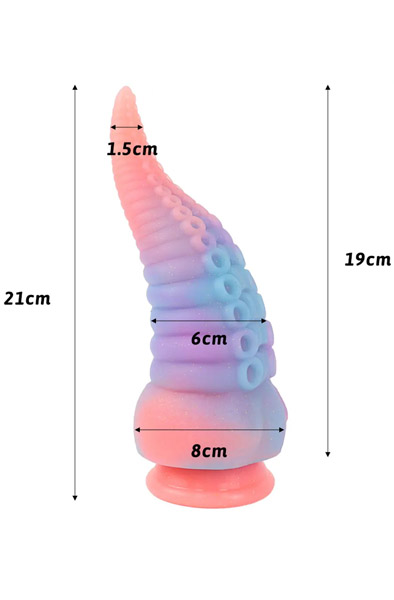 Oktox Luminescent Dildo 21 cm - Drachen-Dildo 3