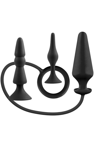 Omg! Our First Anal Fuckery Toy Set #1 - Analplug mit Penisring 1