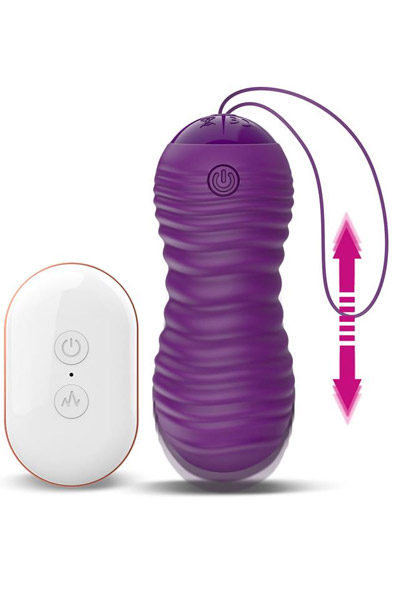 Orio Vibrating Up & Down Egg Purple - Vibrierendes Ei 1