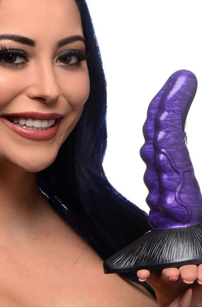 Orion Invader Veiny Space Alien Silicone Dildo 18,5 cm - Drachen-Dildo 5