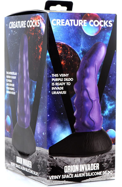 Orion Invader Veiny Space Alien Silicone Dildo 18,5 cm - Drachen-Dildo 6