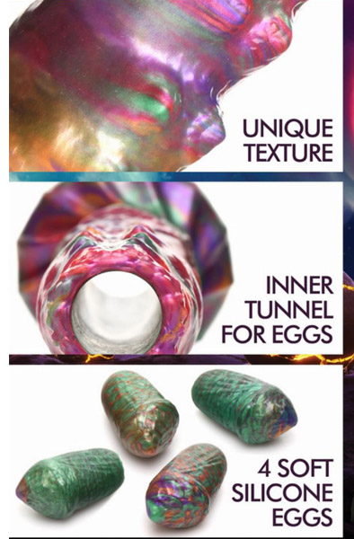 Ovipositor Dildo With Eggs 23 cm - Drachen-Dildo 7