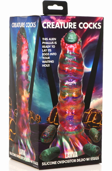 Ovipositor Dildo With Eggs 23 cm - Drachen-Dildo 8