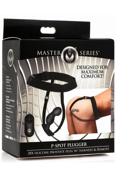 P-Spot Plugger Anal Plug With Harness & Remote Control - Prostata-Vibrator 8