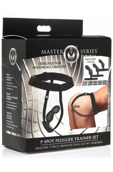 P-Spot Plugger Prostate Plug Set With Harness - Prostatastimulation 7