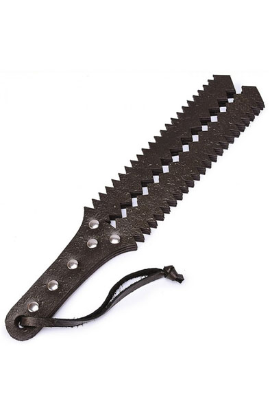 Paddle 6 Straps Sawtooth 35 cm - Spanking-Paddel 2