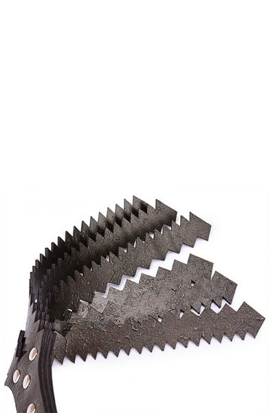 Paddle 6 Straps Sawtooth 35 cm - Spanking-Paddel 3