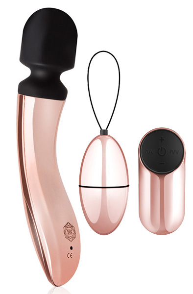 Paketerbjudande Rosy Gold Wand + Vibrating Egg - Angebote 1