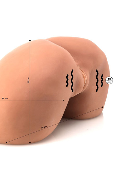 Pamela's Wild Vibrating Shaking Ass 12,5 kg - Sexpuppe 2