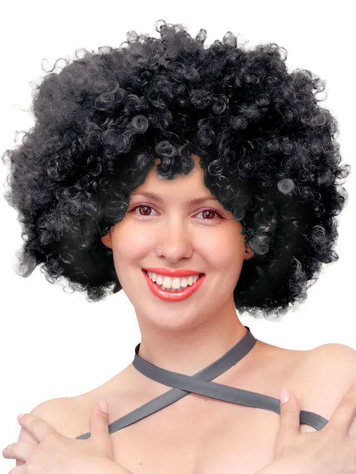 Party Wig Black Afro Hair - Wig 1 [full]