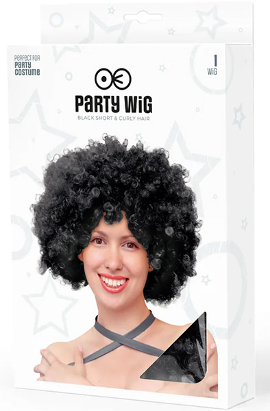 Party Wig Black Afro Hair - Wig 2