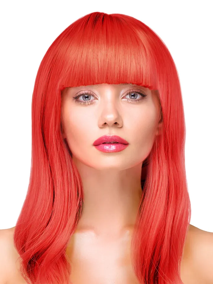 Party Wig Long Straight Red Hair - Wig 1 [full]