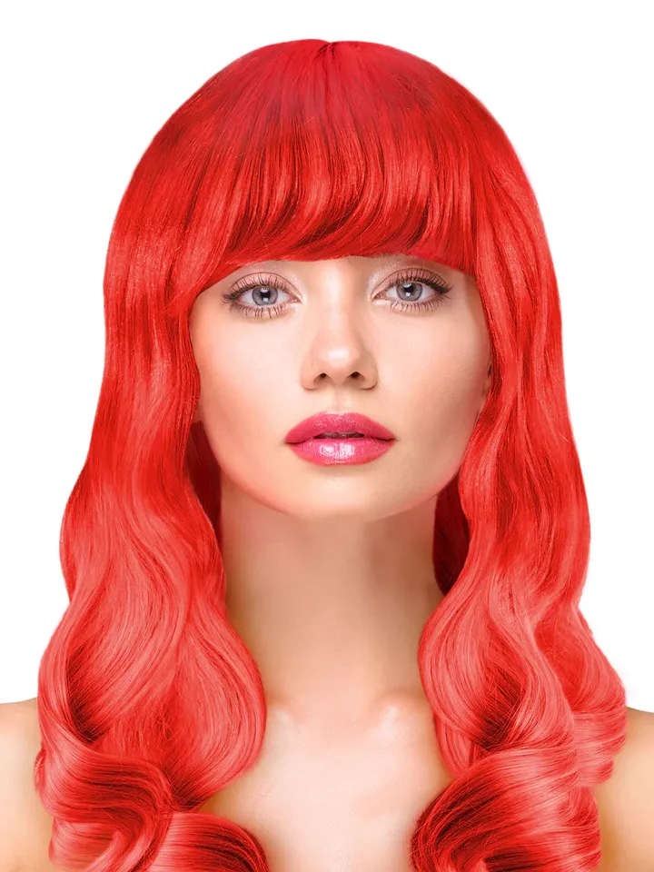 Party Wig Long Wavy Red Hair - Wig 1 [full]