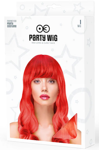 Party Wig Long Wavy Red Hair - Wig 2