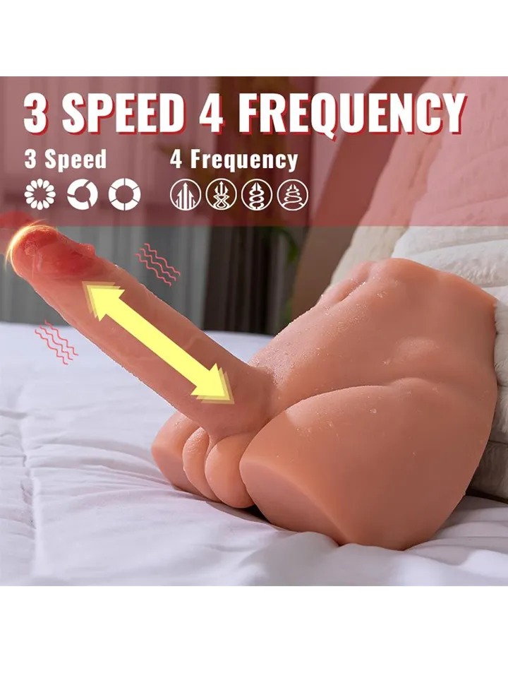 Peel Thrusting & Vibrating Dildo - Sex doll 2