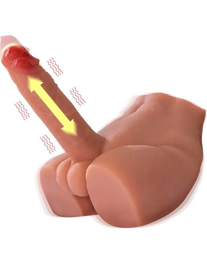 Peel Thrusting & Vibrating Dildo - Sex doll 5