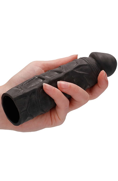 Penis Sleeve Black 17 cm - Penishülle 2