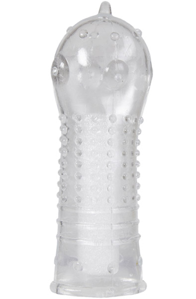 Penis Sleeve With Stimulating Texture Dots & Ribs - Penishülle 1