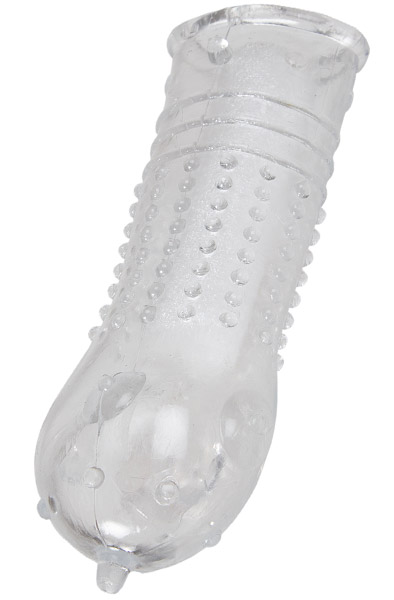 Penis Sleeve With Stimulating Texture Dots & Ribs - Penishülle 2