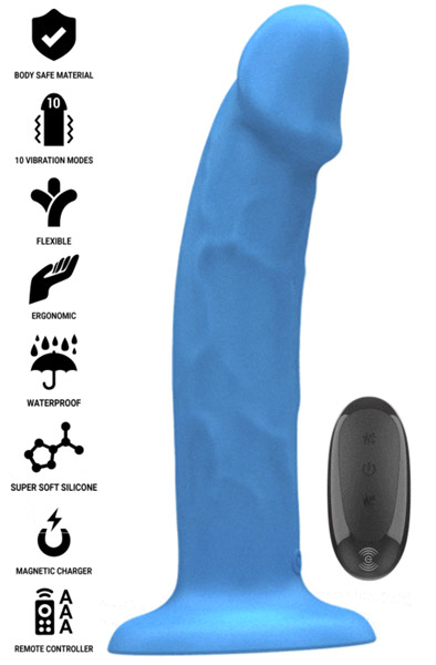 Phoebe Realistic Vibrator 10 Modes Remote Control - Vibrating dildo 1