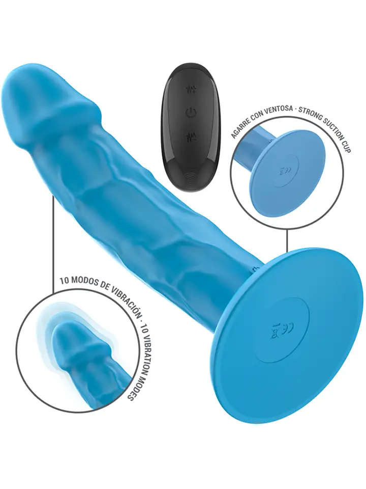 Phoebe Realistic Vibrator 10 Modes Remote Control - Vibrating dildo 2